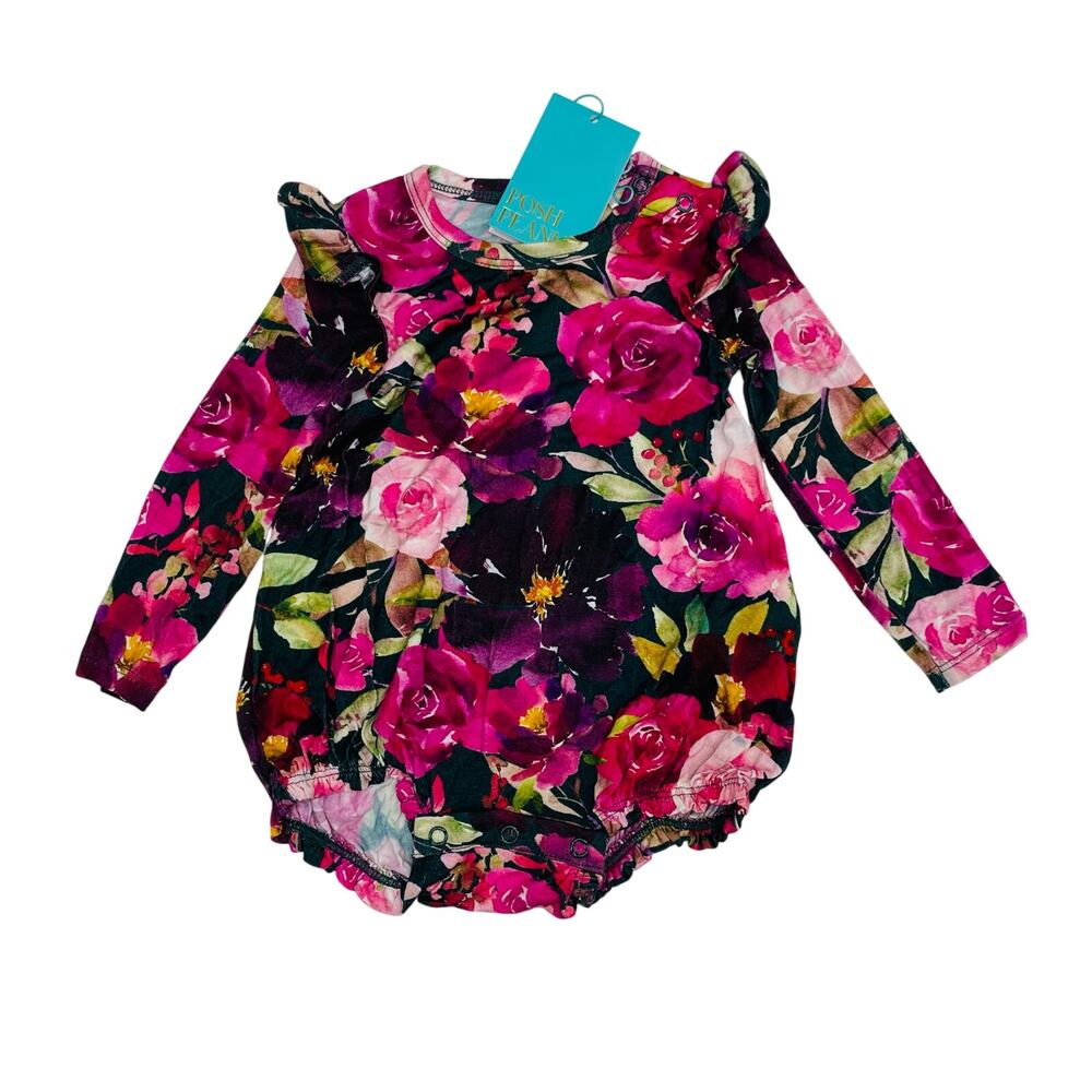 NWT Posh Peanut 12-18M Zelda Bubble Romper